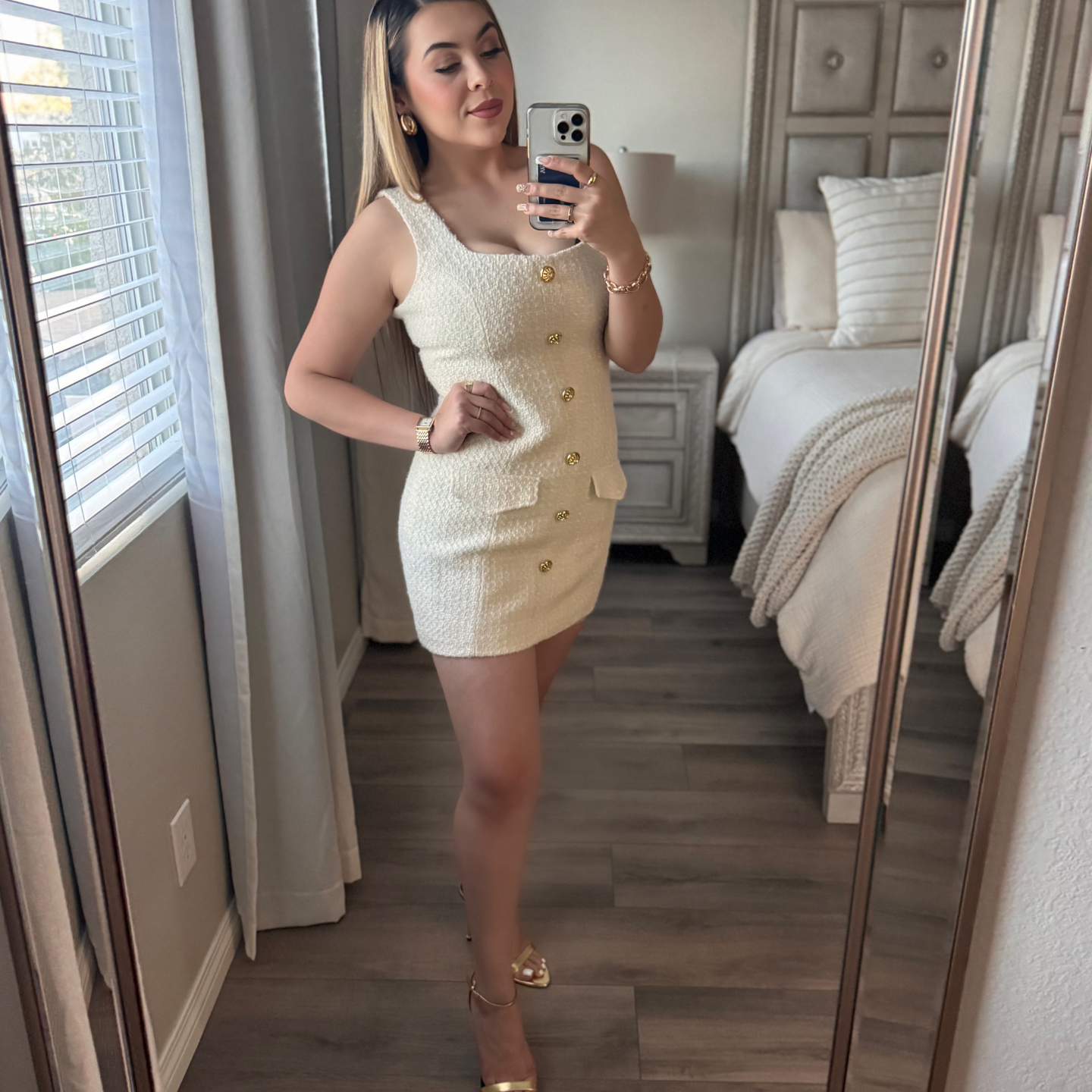Sophisticated Tweed Dress