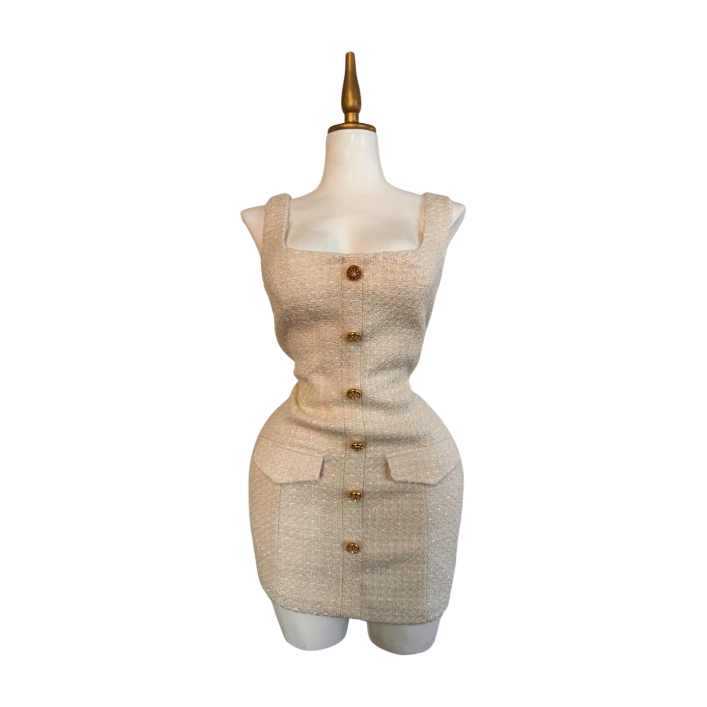 Sophisticated Tweed Dress