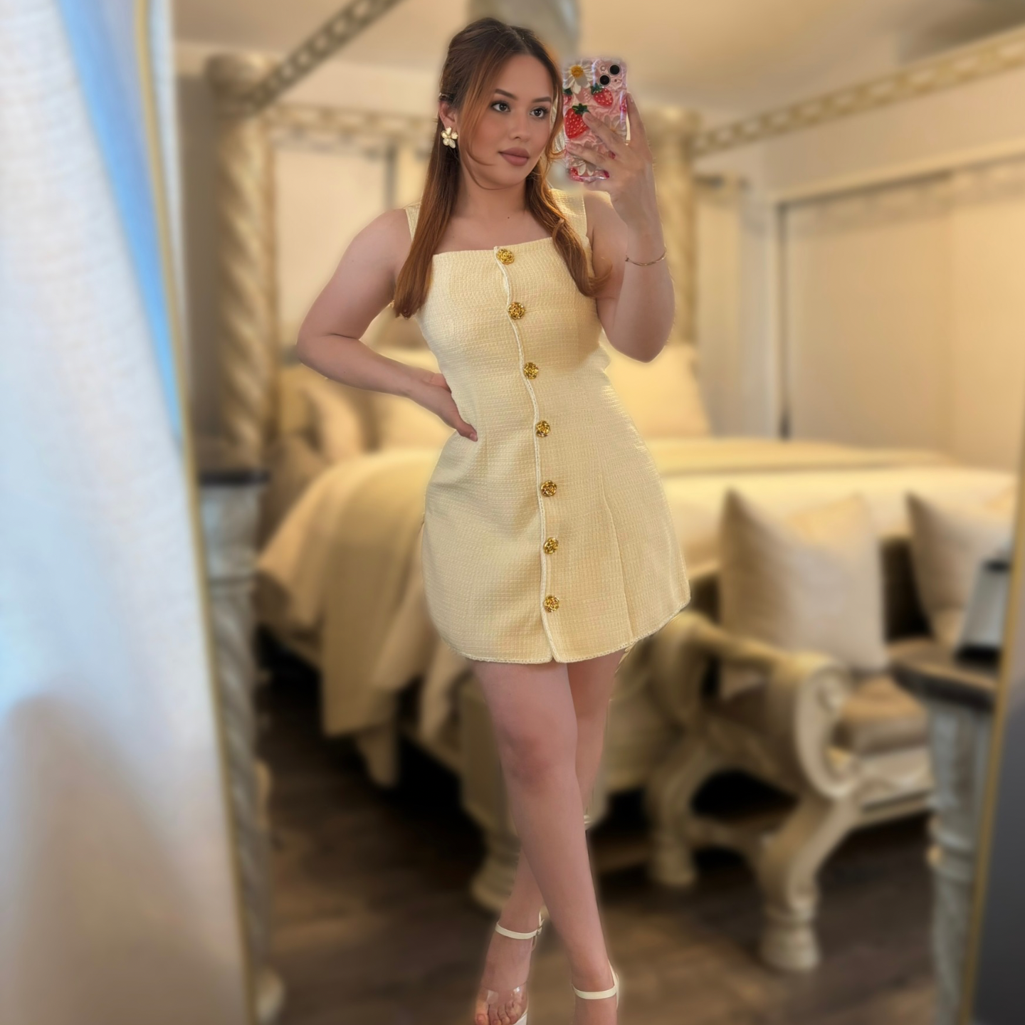 Social Girl Tweed Dress