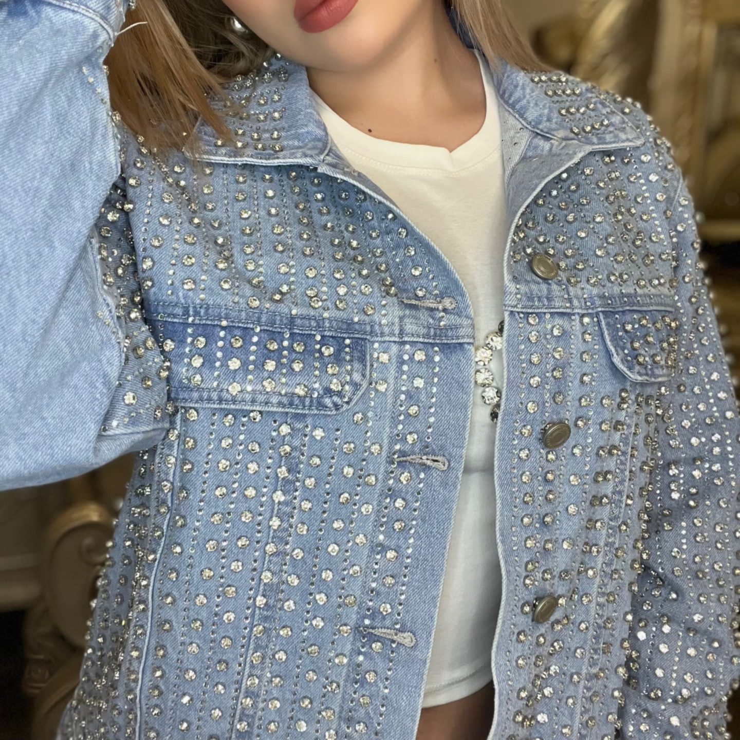 Center Of Attention Denim Jacket